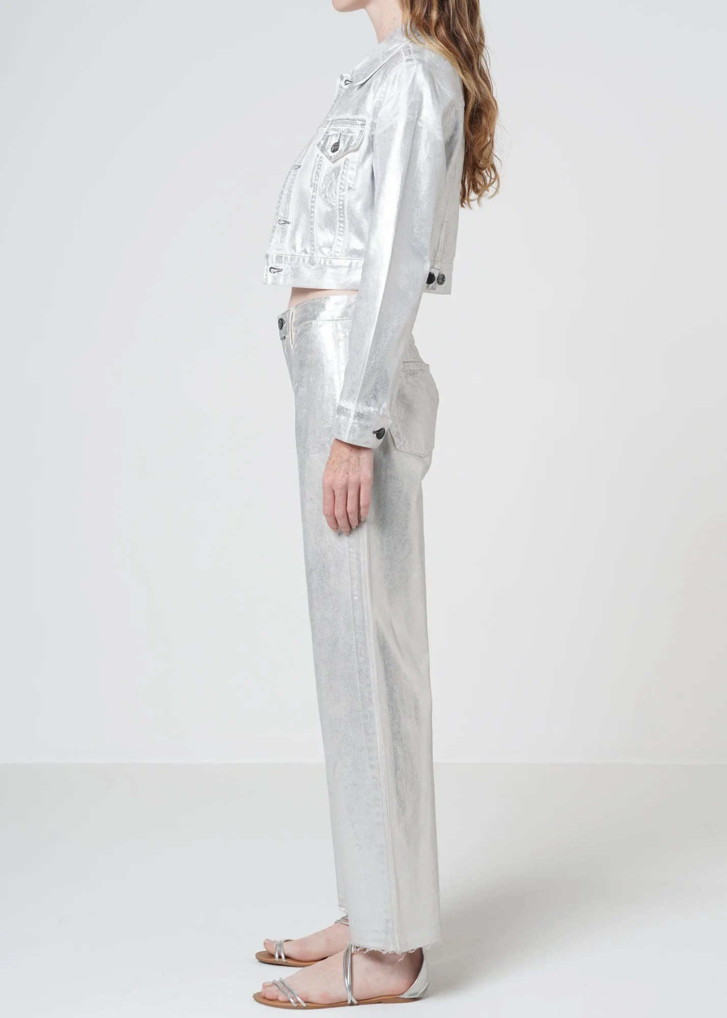 Queen High Rise Crop Wide Leg