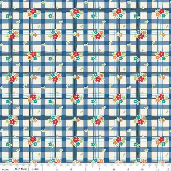 Riley Blake - Road Trip - Tablecloth - Blue