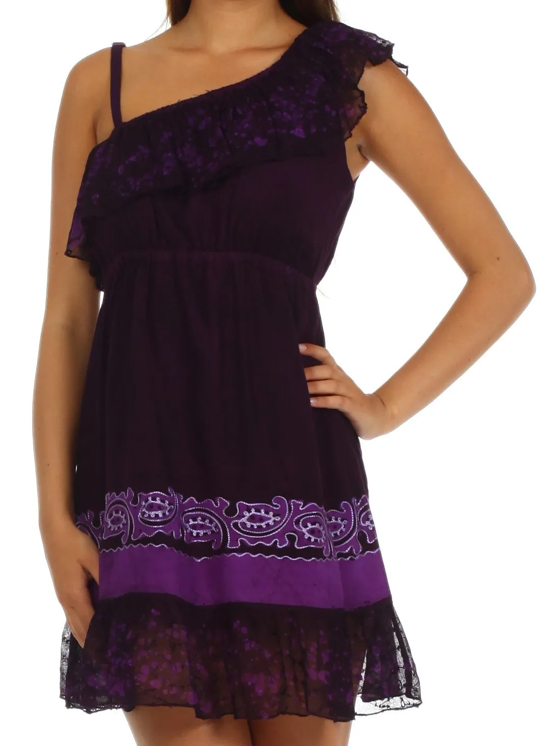 Sakkas Summer Solstice Batik Dress