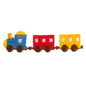 Sew On Motifs Lace Jeans Dresses Garments Appliques Patches 2cm -Colourful Train