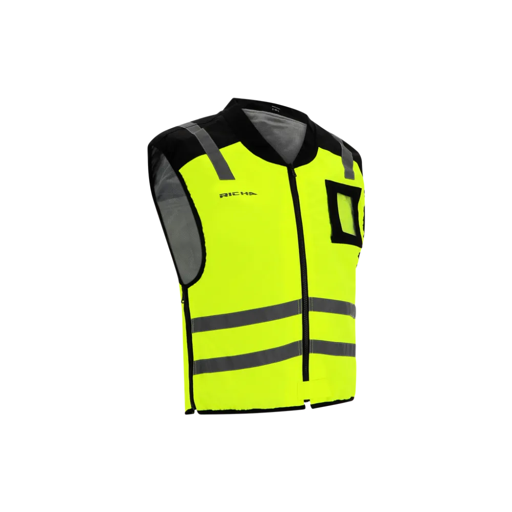 Sleeveless Safety Moto Jacket Richa, Yellow