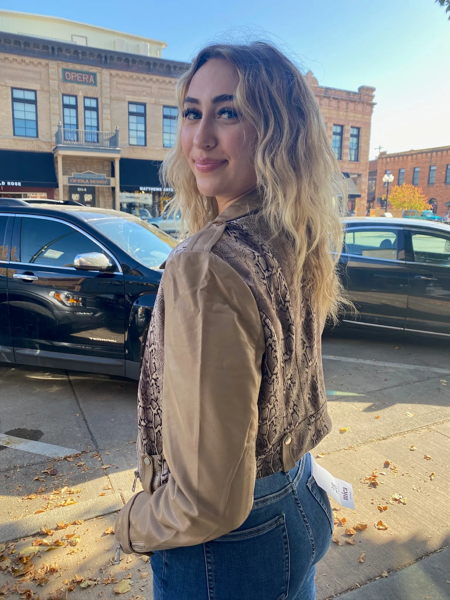 Snake Print Jacket