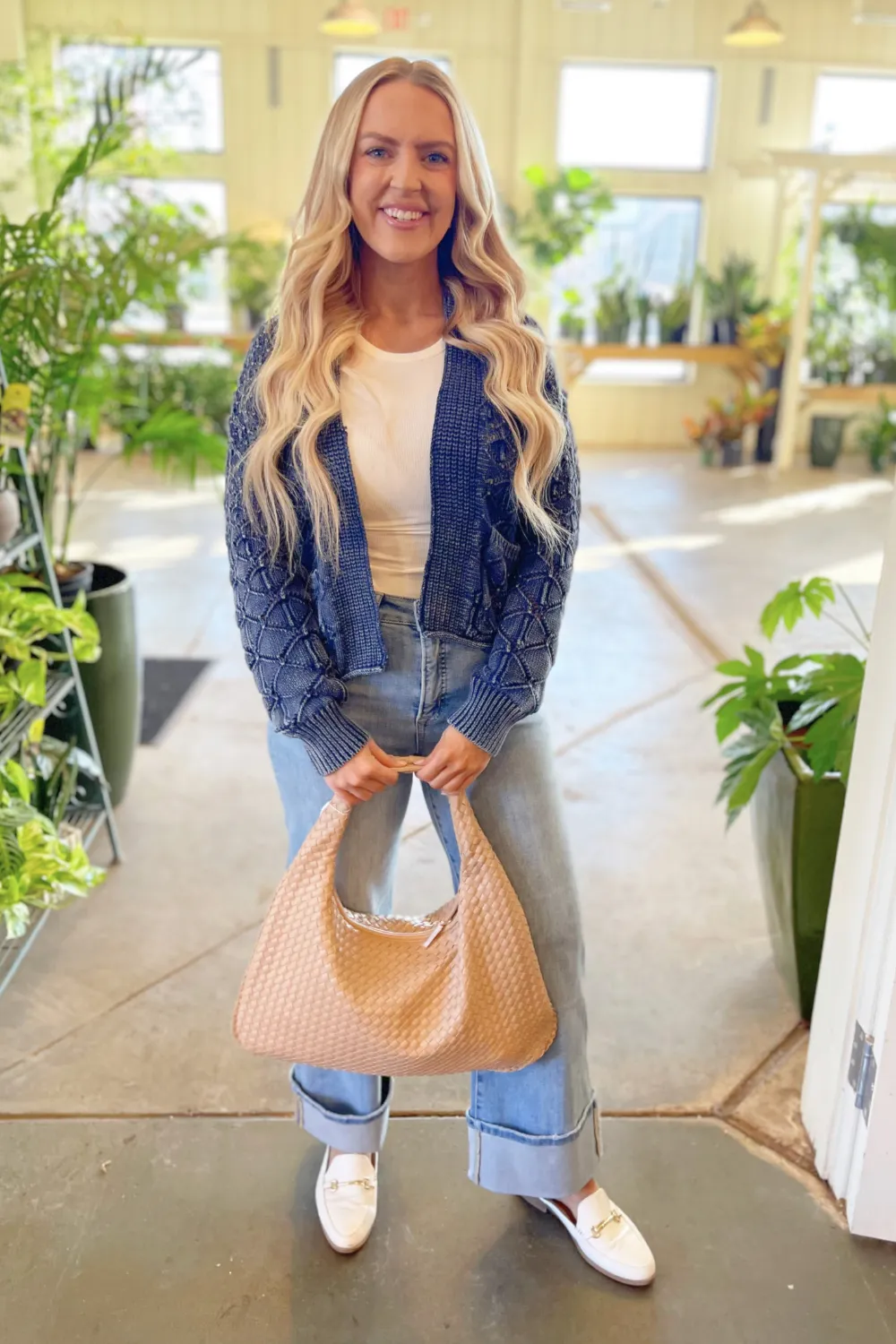 Super High Wide Leg With Cuffed Hem
