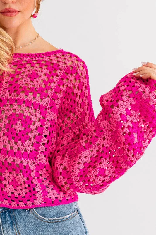 Take me to the pumpkin patch Crochet Top🍂