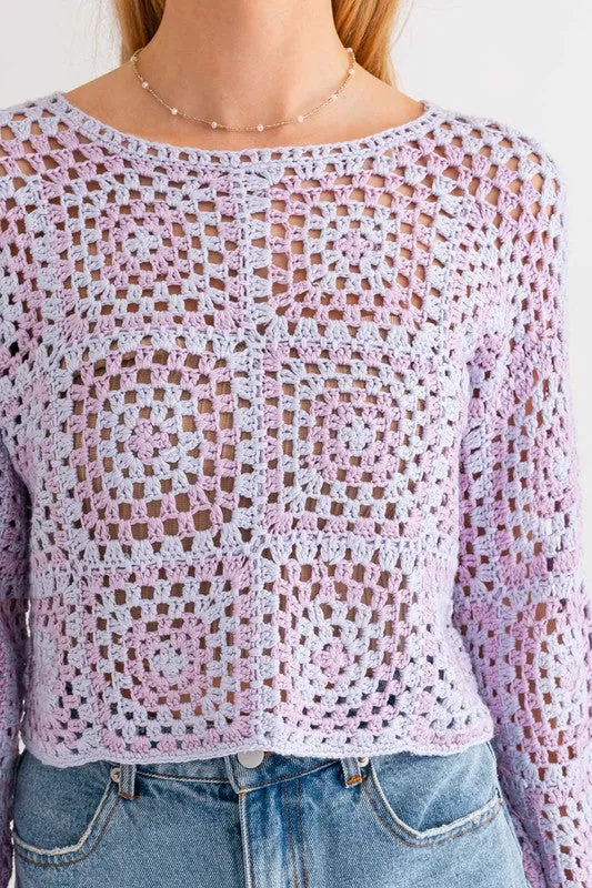 Take me to the pumpkin patch Crochet Top🍂