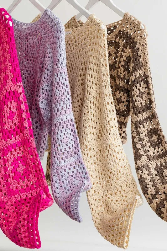Take me to the pumpkin patch Crochet Top🍂