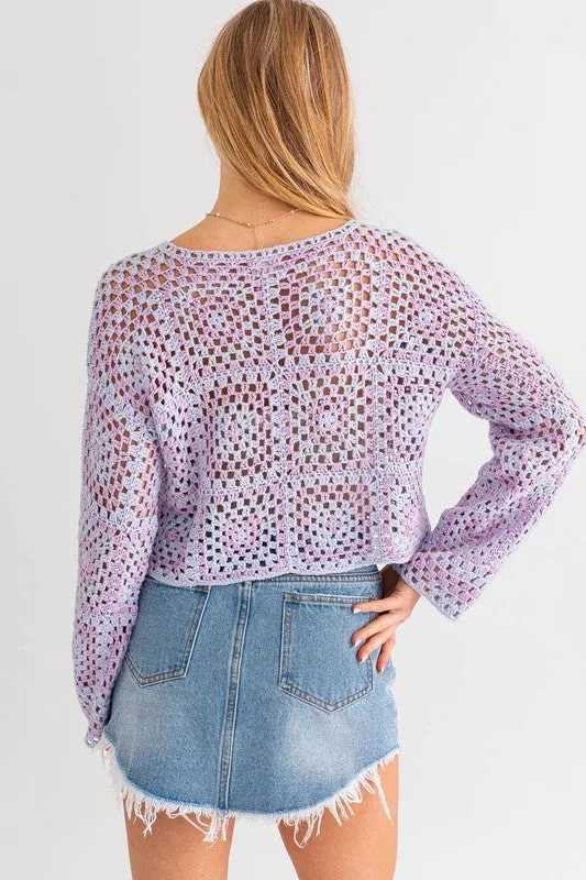 Take me to the pumpkin patch Crochet Top🍂