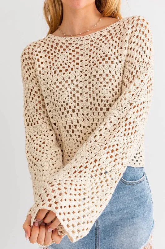 Take me to the pumpkin patch Crochet Top🍂