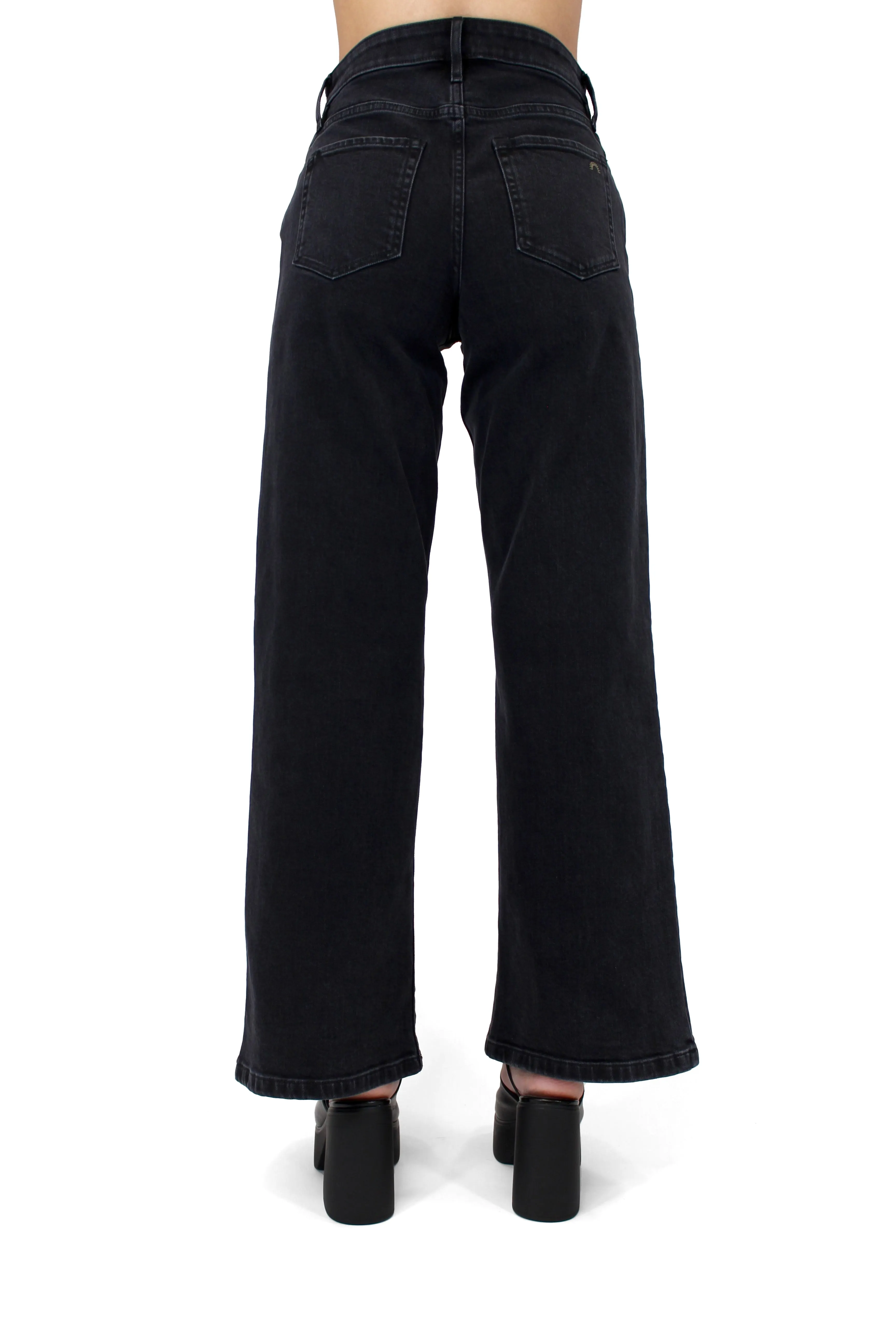 The Rebel Wide Leg - Carbon