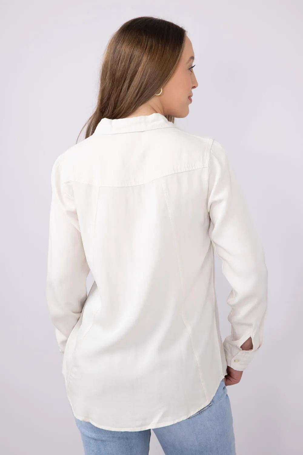 Thread & Supply Ginger Top for Women in Off White | T8035LZTTS-OFFWHITE
