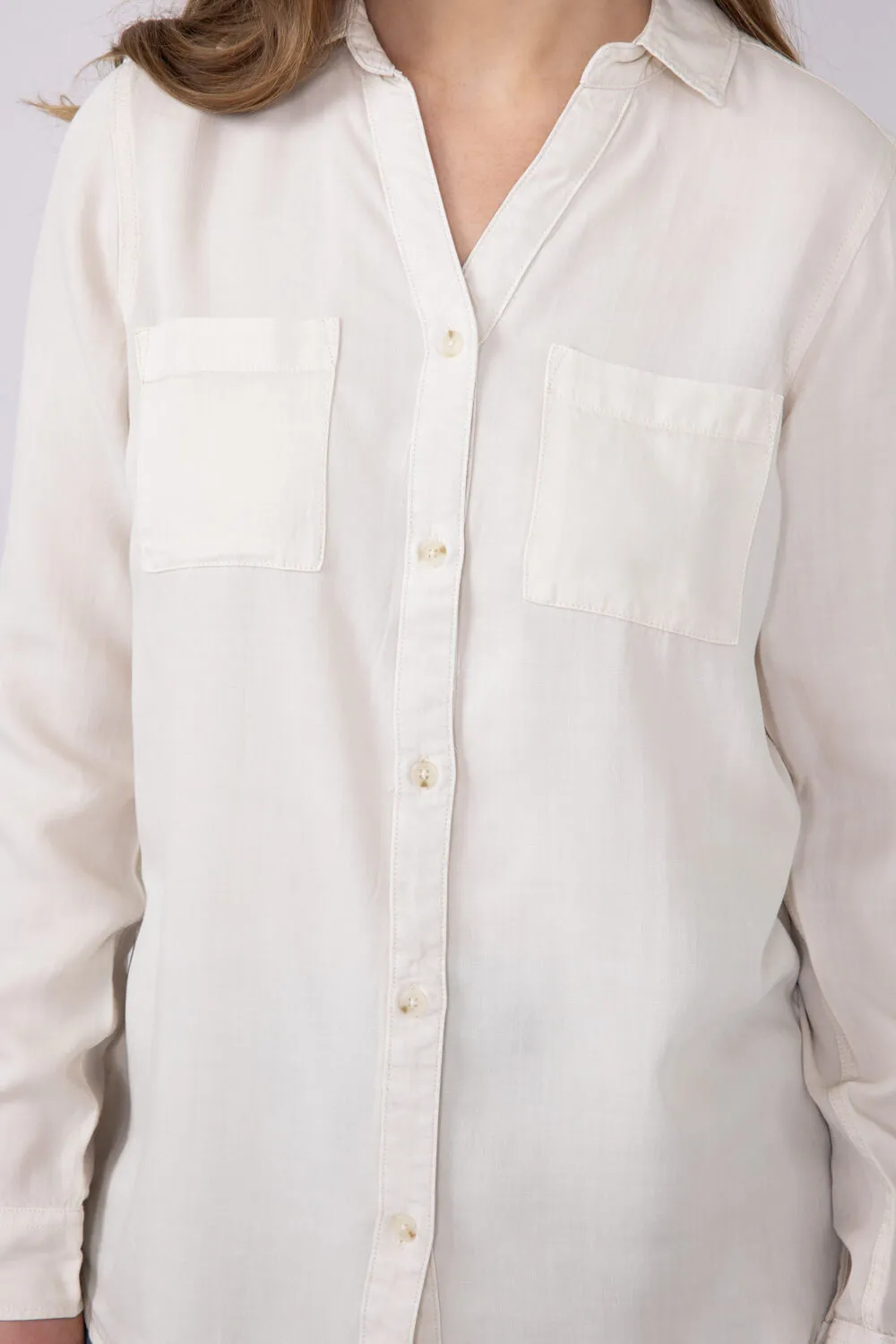 Thread & Supply Ginger Top for Women in Off White | T8035LZTTS-OFFWHITE