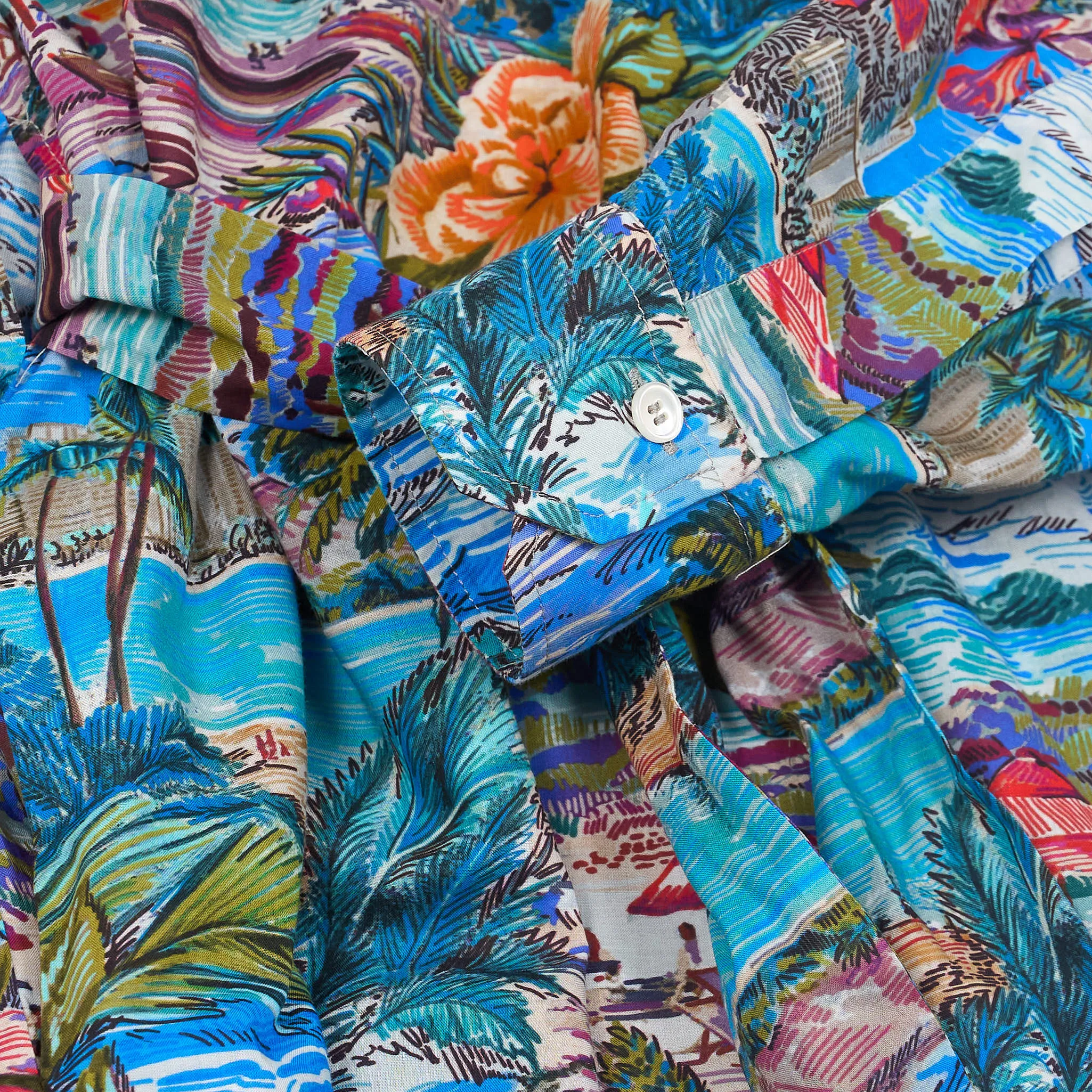 Tintoria Mattei Ladies Hawaiian Shirt Dress