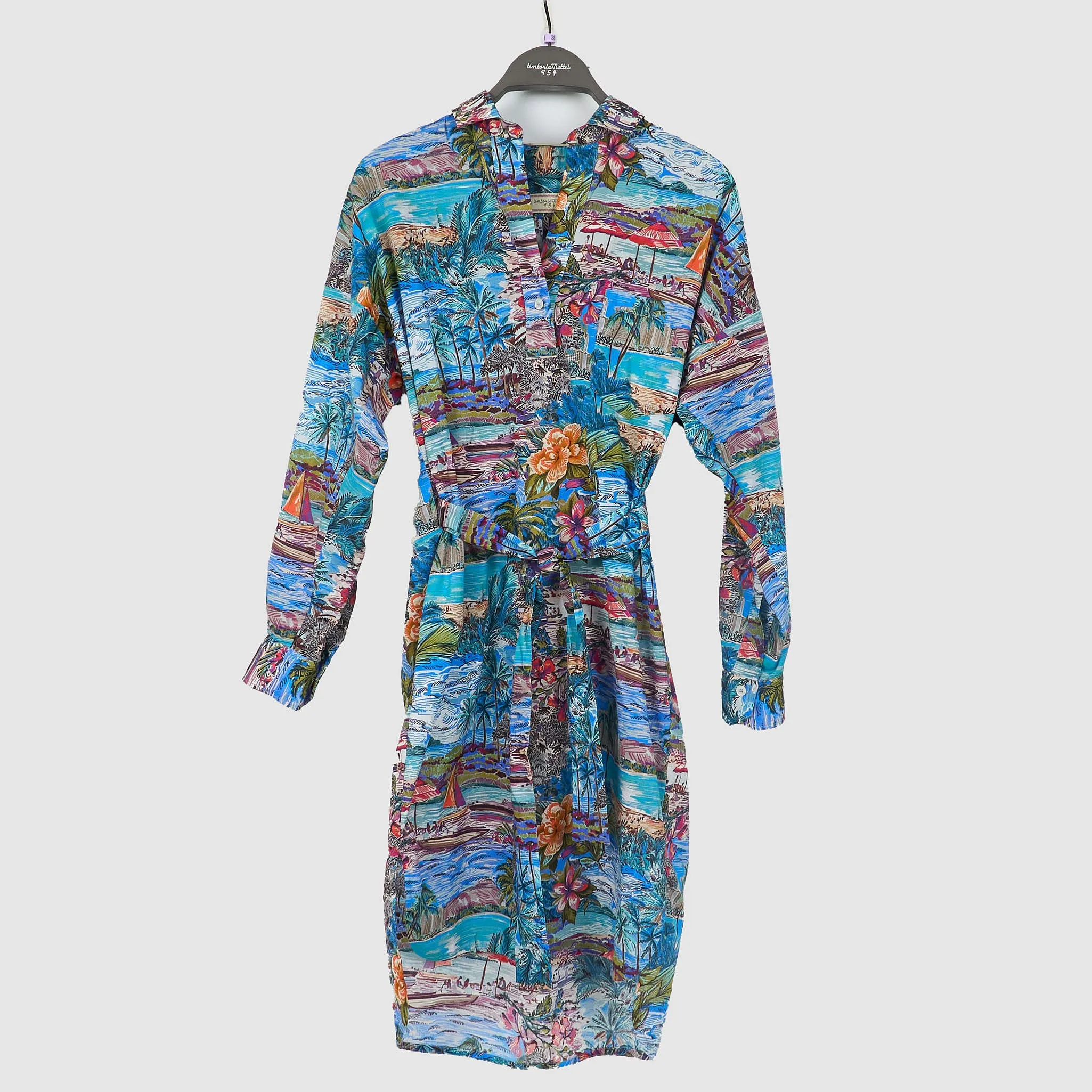 Tintoria Mattei Ladies Hawaiian Shirt Dress