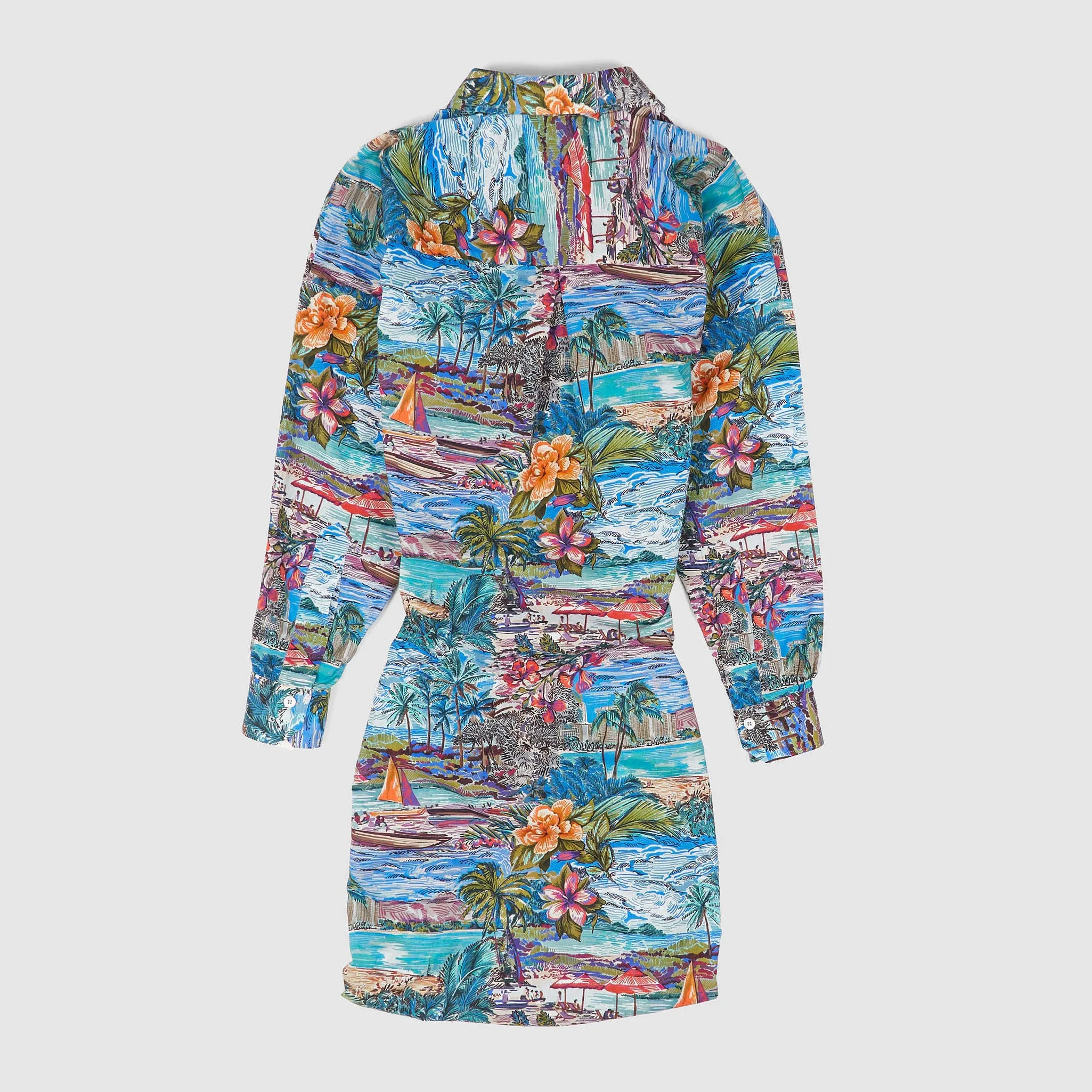 Tintoria Mattei Ladies Hawaiian Shirt Dress