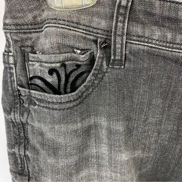 White House Black Market, Boot Leg Jeans, Size 4R, Black