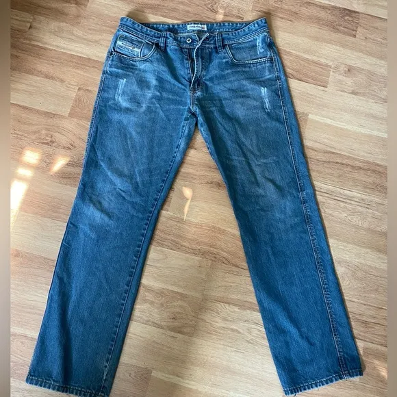 Y2K Diesel Industry Denim Division Blue Jeans Boyfriend Straight leg Mens 38