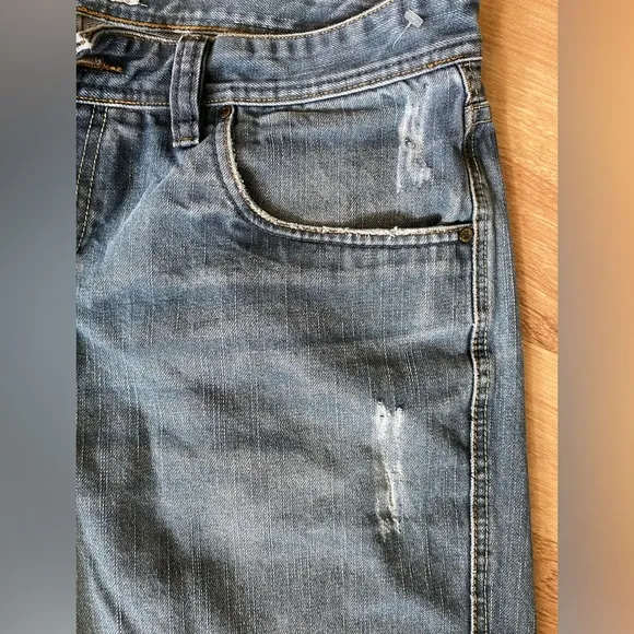 Y2K Diesel Industry Denim Division Blue Jeans Boyfriend Straight leg Mens 38